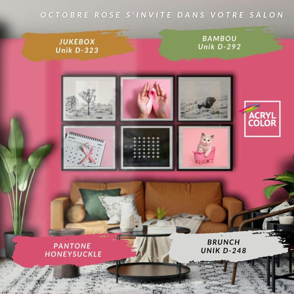 Palette Acrylcolor - Octobre rose