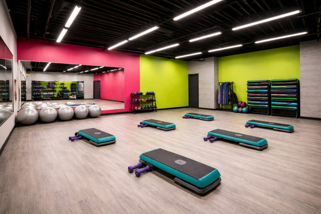 photo article peinture salle de sport